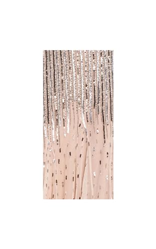 Adrianna Papell Beaded V-Neck Gown