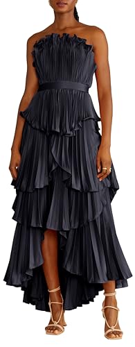 AMUR Women's Janey Tiered Shell Midi Dress