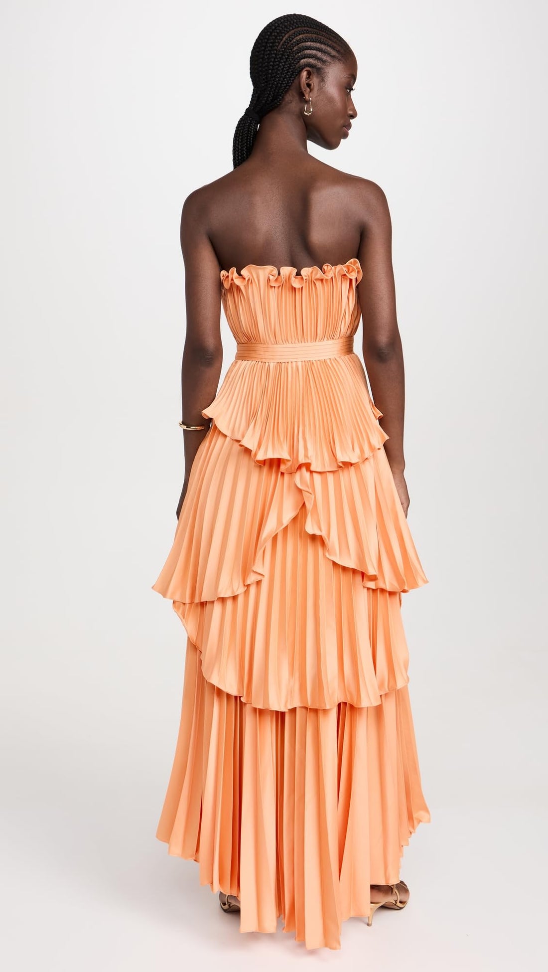 AMUR Women's Janey Tiered Shell Midi Dress