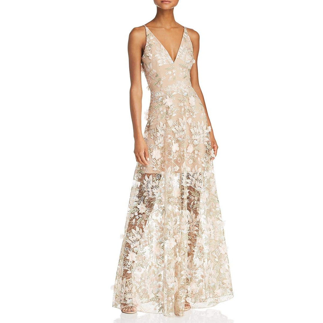 Dress the Population Women's Floral Gown