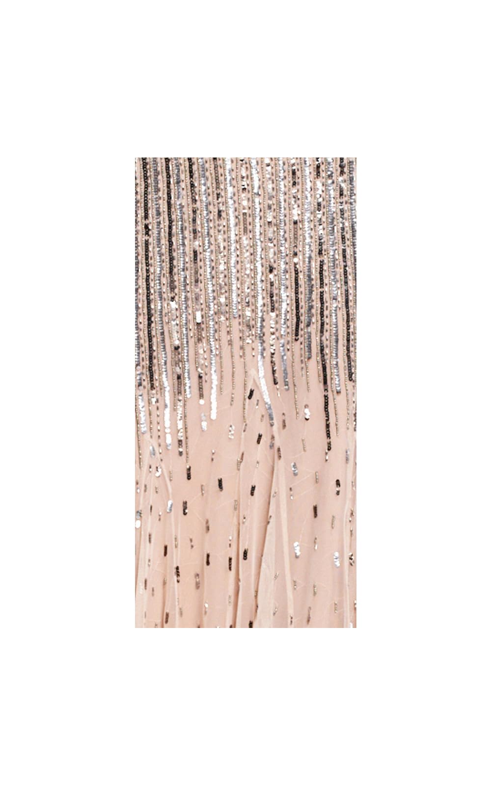 Adrianna Papell Beaded V-Neck Gown