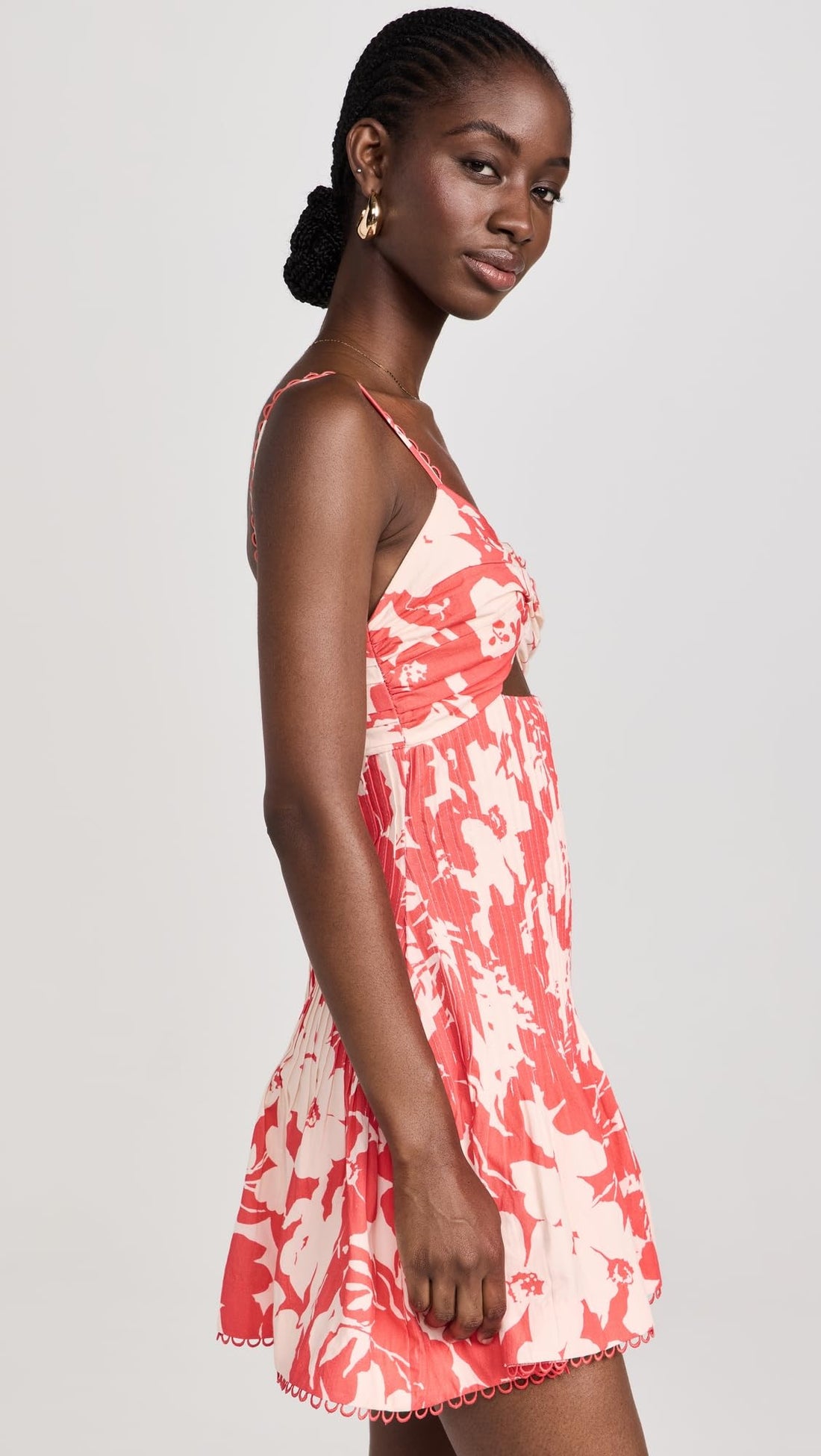 AMUR Women's Janey Tiered Shell Midi Dress