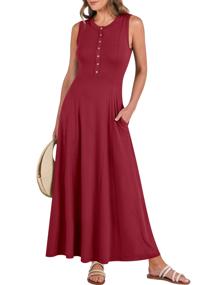 ANRABESS Women’s Summer Maxi Sundress