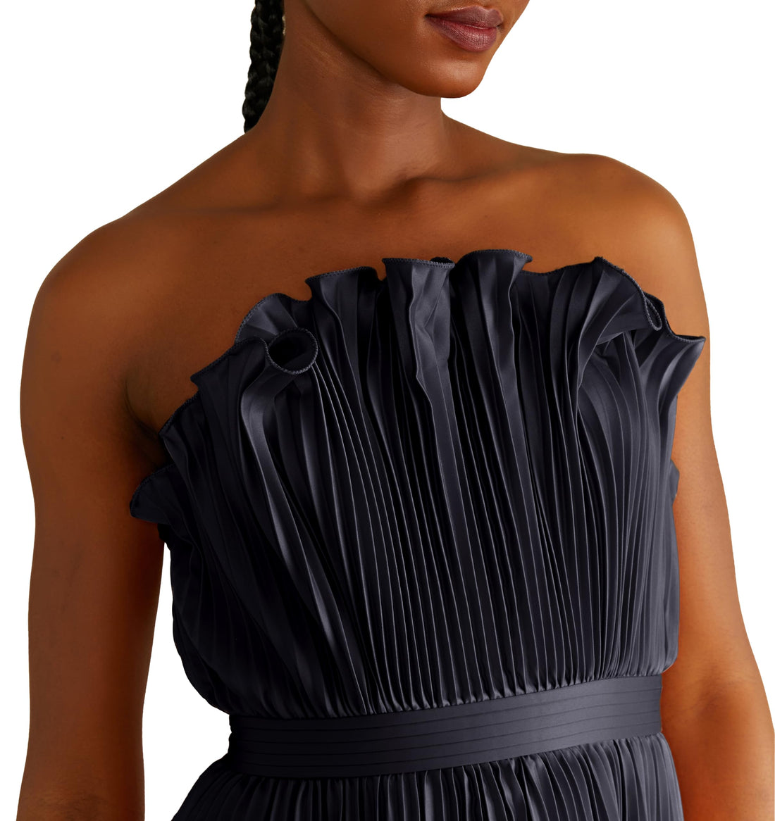 AMUR Women's Janey Tiered Shell Midi Dress