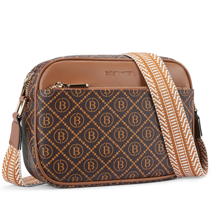 BOSTANTEN Quilted Crossbody Bag – Vegan Leather Purse