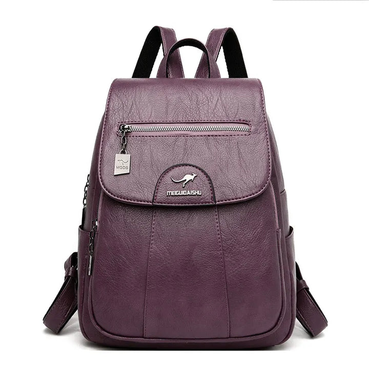 Women's Vintage Leather Backpack – 5 Colors