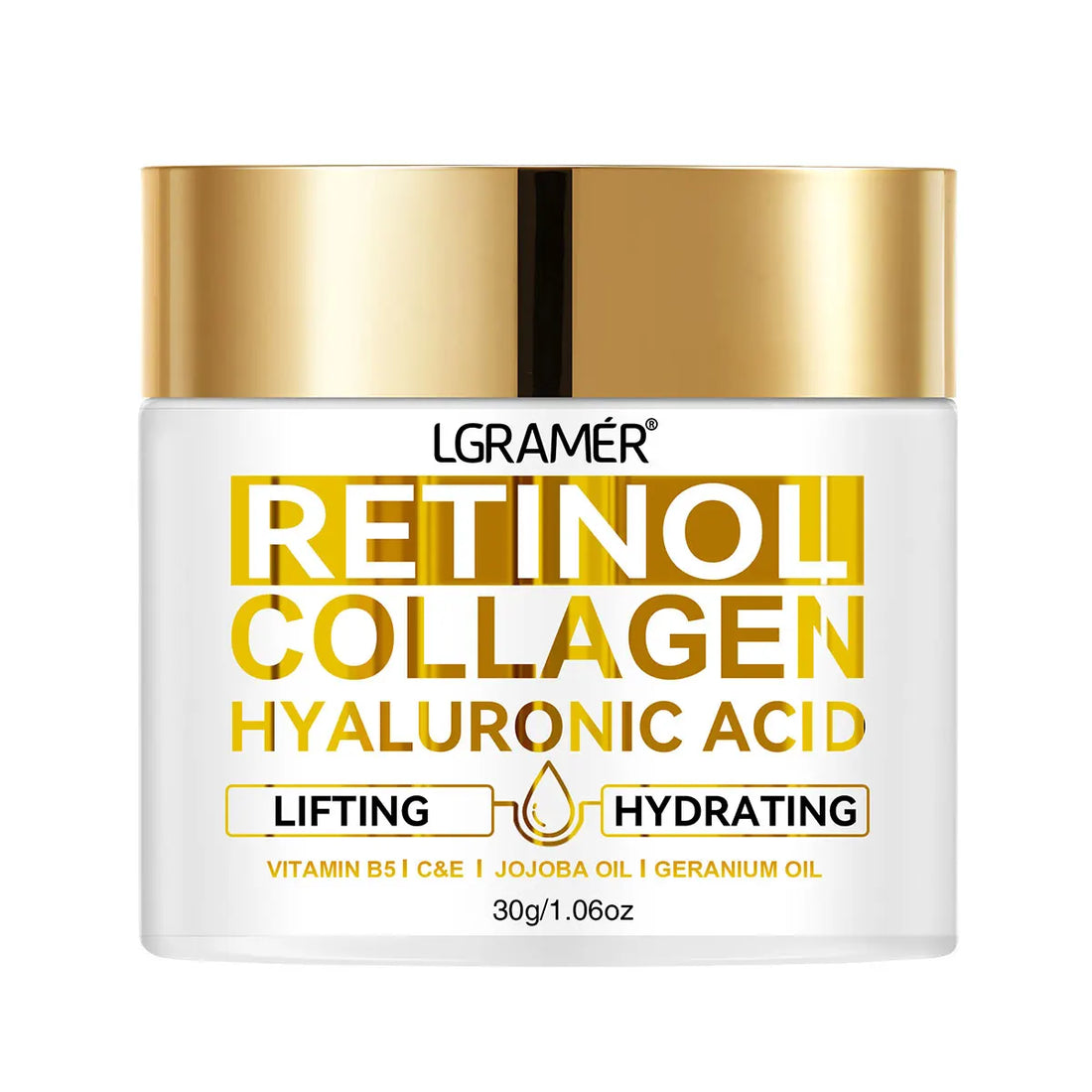 Retinol Anti-Aging Face Cream with Collagen & Hyaluronic Acid