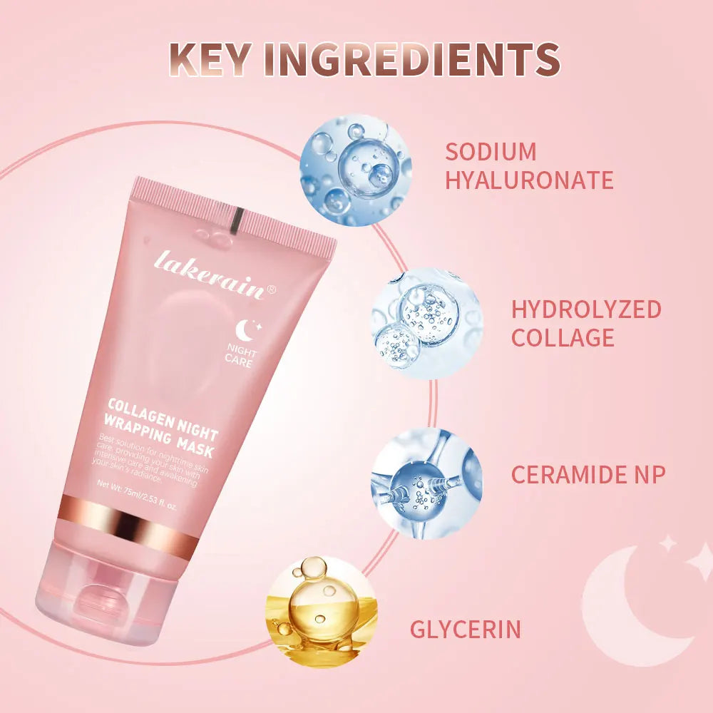 Korean Collagen Peel-Off Night Mask – Anti-Wrinkle & Lifting Skin Care