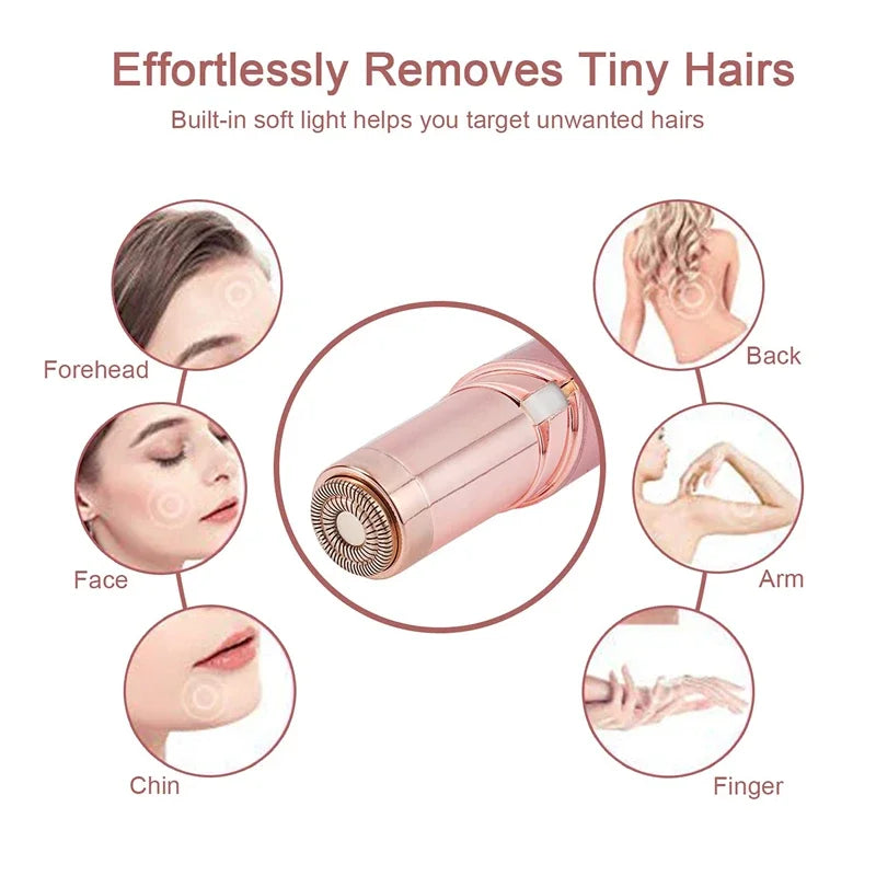 2024 Mini USB Electric Epilator & Eyebrow Trimmer