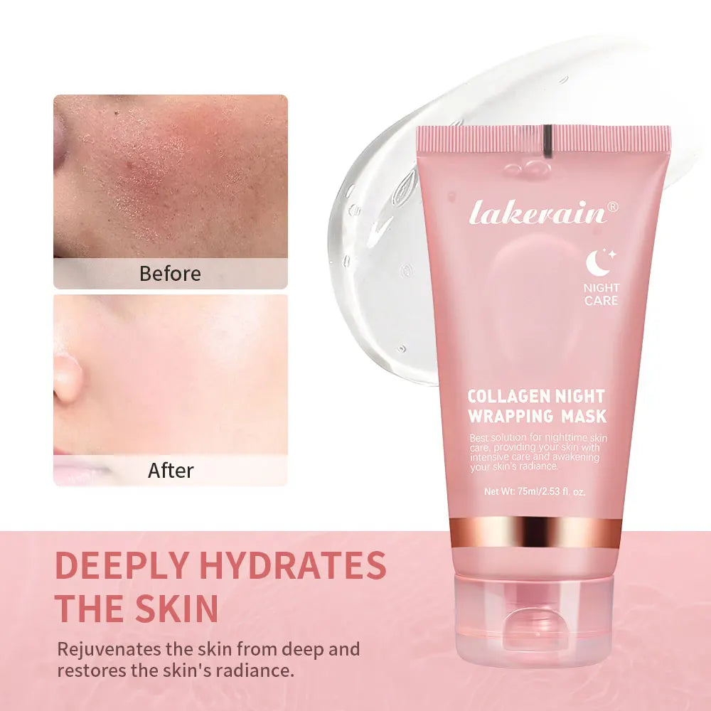 Korean Collagen Peel-Off Night Mask – Anti-Wrinkle & Lifting Skin Care