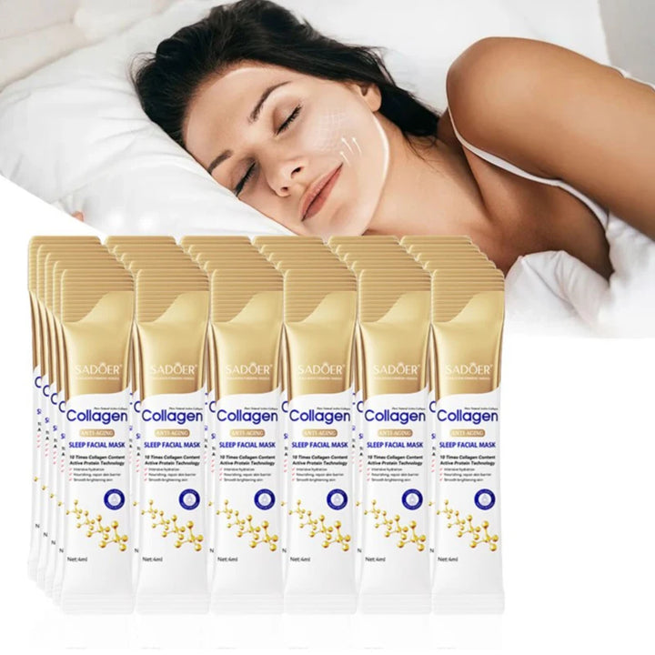 30pcs SADOER Collagen Sleeping Masks - Moisturizing & Firming