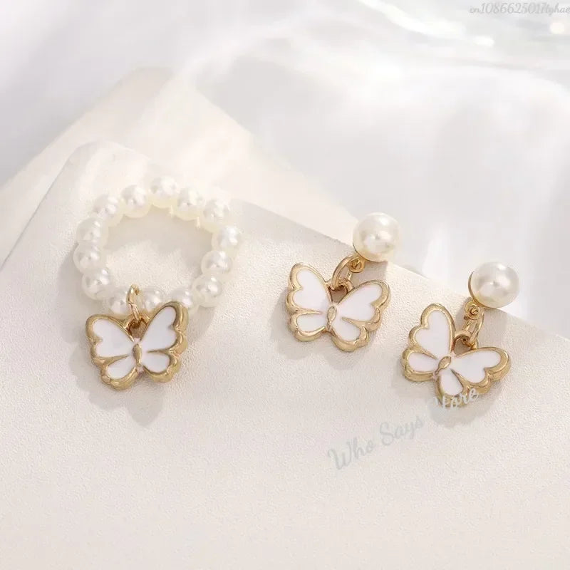 Butterfly Crystal Jewelry Set for Women