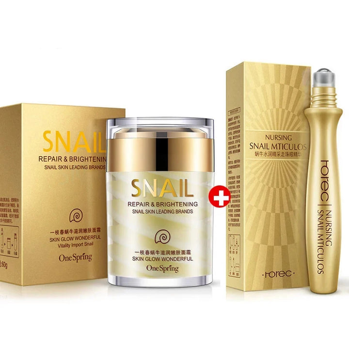 Snail Collagen Cream Set - Anti-Aging & Eye Care Combo