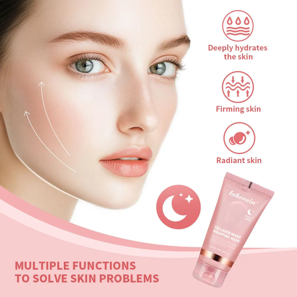 Korean Collagen Peel-Off Night Mask – Anti-Wrinkle & Lifting Skin Care