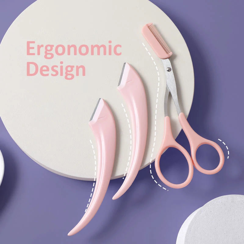 Professional Eyebrow Trimming Knife & Razor