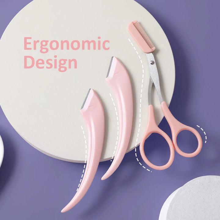 Professional Eyebrow Trimming Knife & Razor