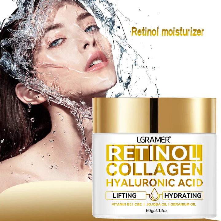 Retinol Anti-Aging Face Cream with Collagen & Hyaluronic Acid