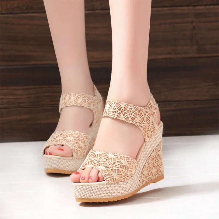 Women's 2024 Summer Mesh Wedges Sandals