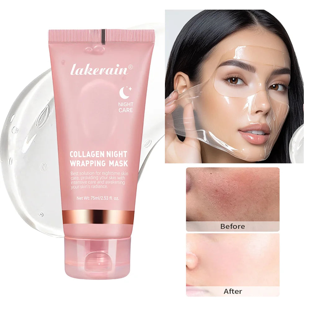 Korean Collagen Peel-Off Night Mask – Anti-Wrinkle & Lifting Skin Care