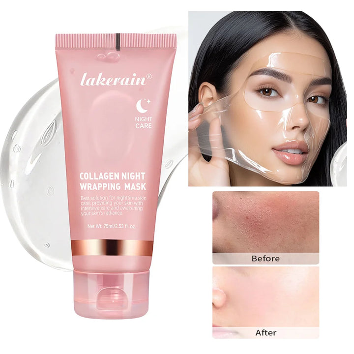 Korean Collagen Peel-Off Night Mask – Anti-Wrinkle & Lifting Skin Care