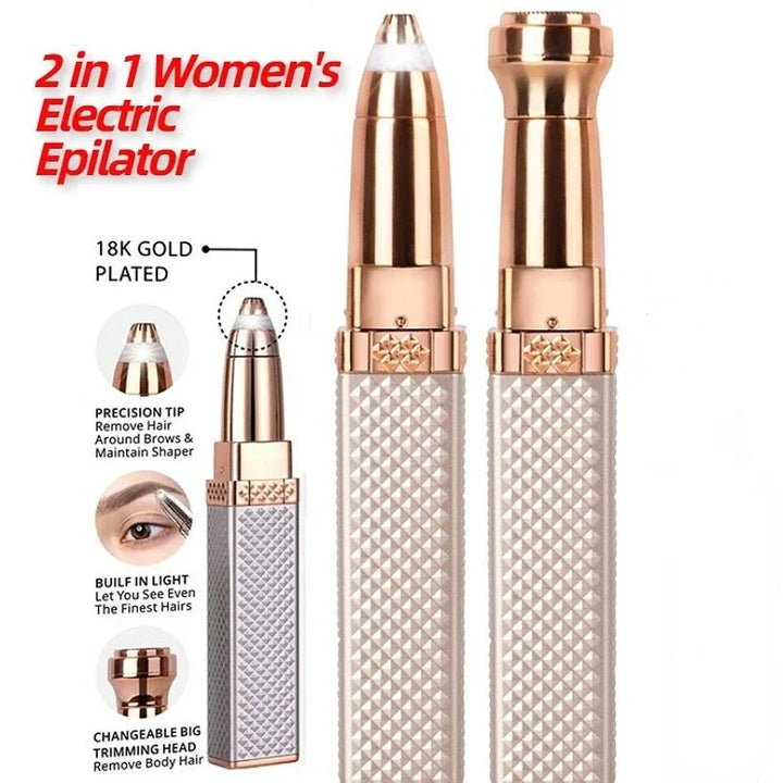 2-in-1 Women's Electric Epilator & Trimmer