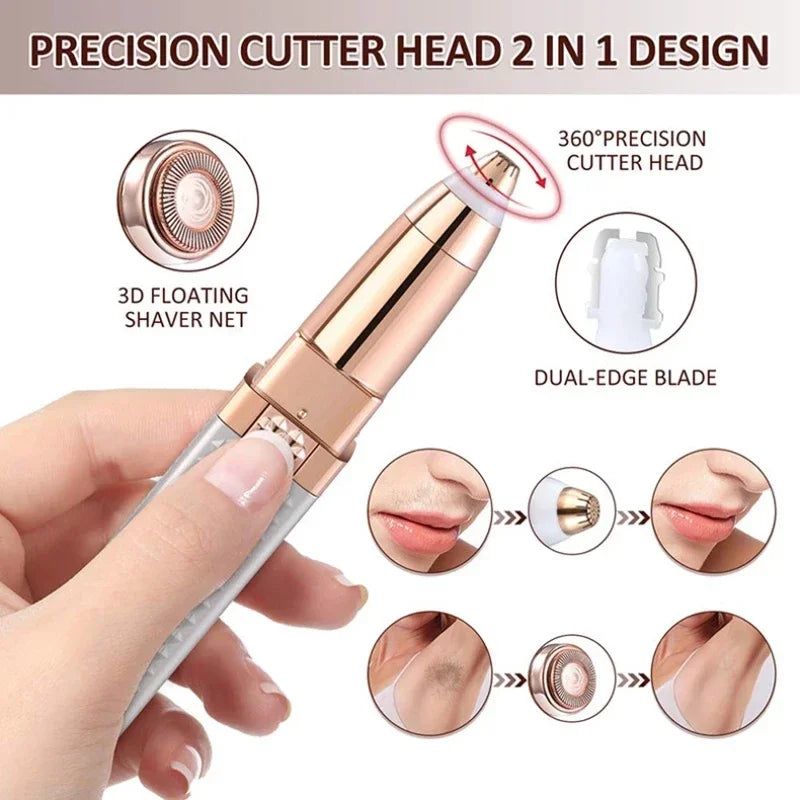 2-in-1 Women's Electric Epilator & Trimmer