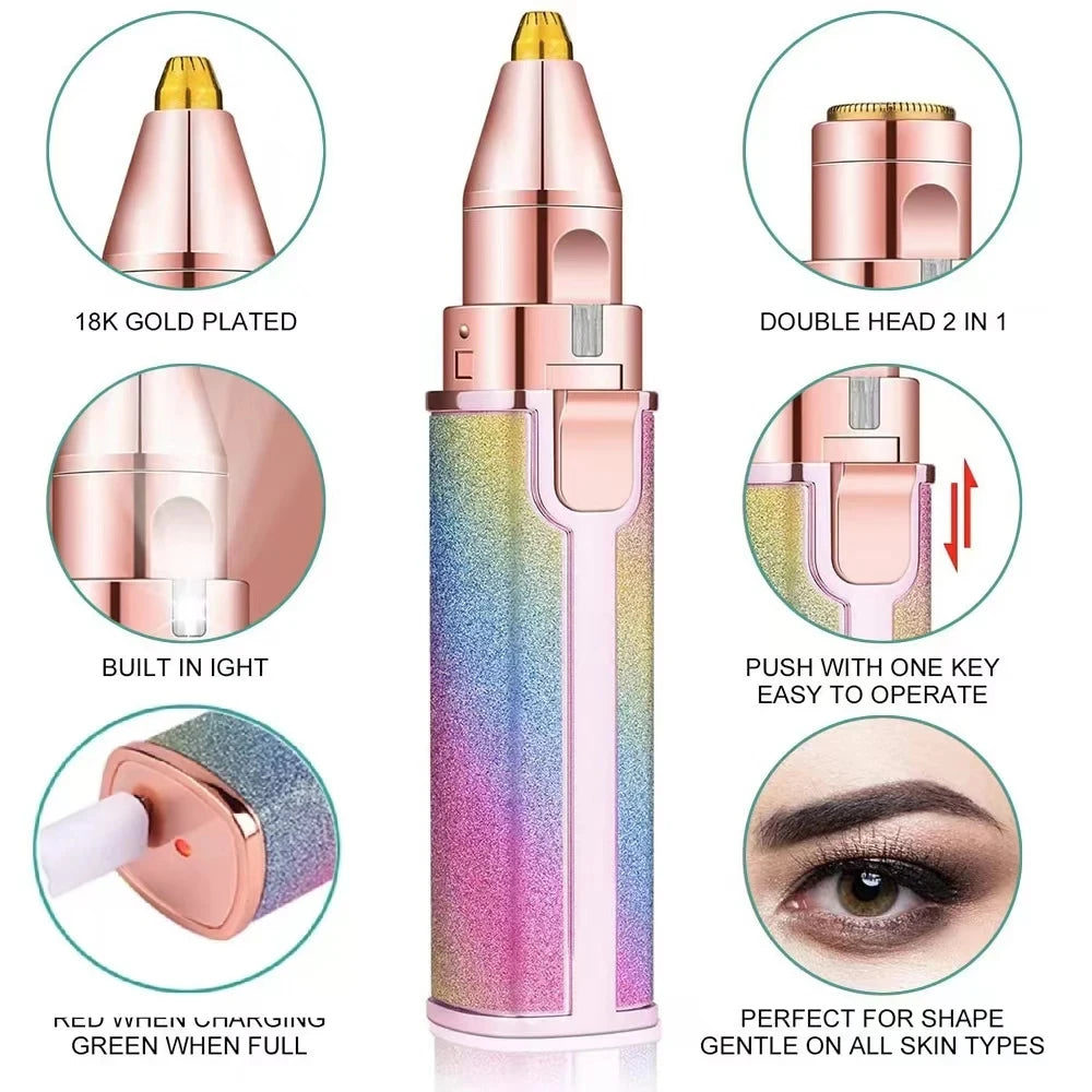 Women's Electric Eyebrow Trimmer & Razor