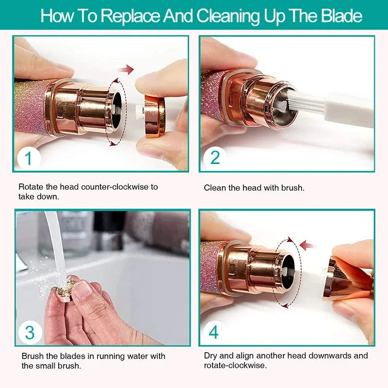 Women's Electric Eyebrow Trimmer & Razor
