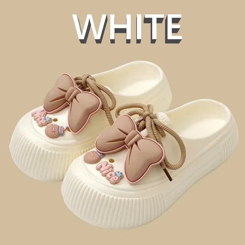2024 Women's DIY Floral Platform Clogs