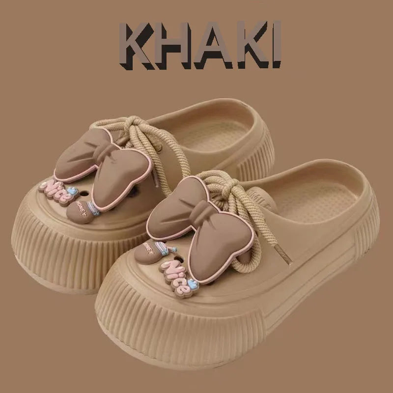 2024 Women's DIY Floral Platform Clogs