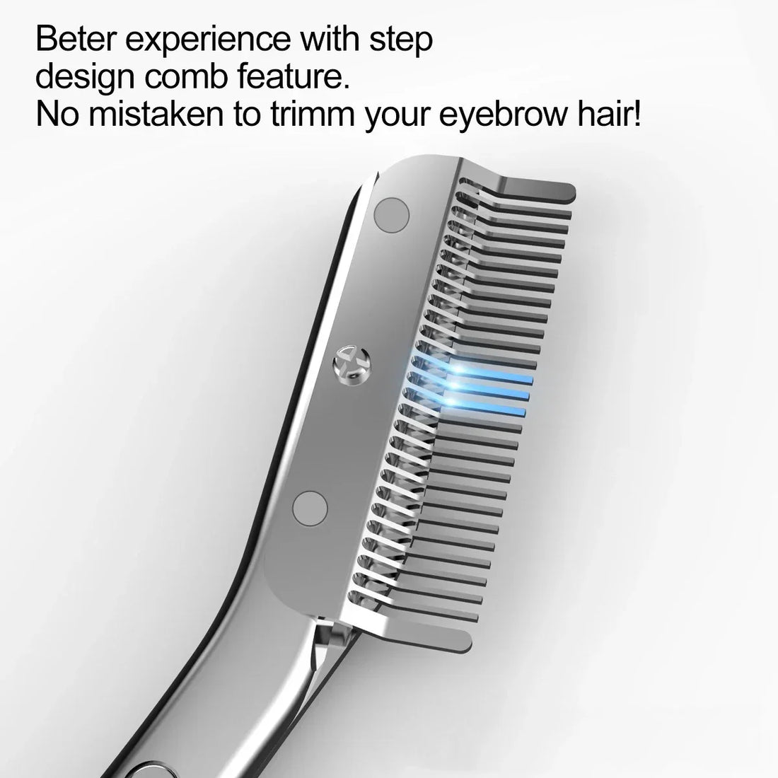 Eyebrow Scissors with Comb – Stainless Steel Trimming Tool