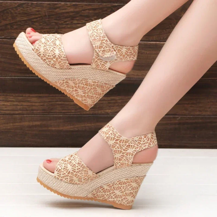 Women's 2024 Summer Mesh Wedges Sandals
