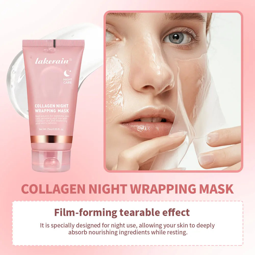 Korean Collagen Peel-Off Night Mask – Anti-Wrinkle & Lifting Skin Care