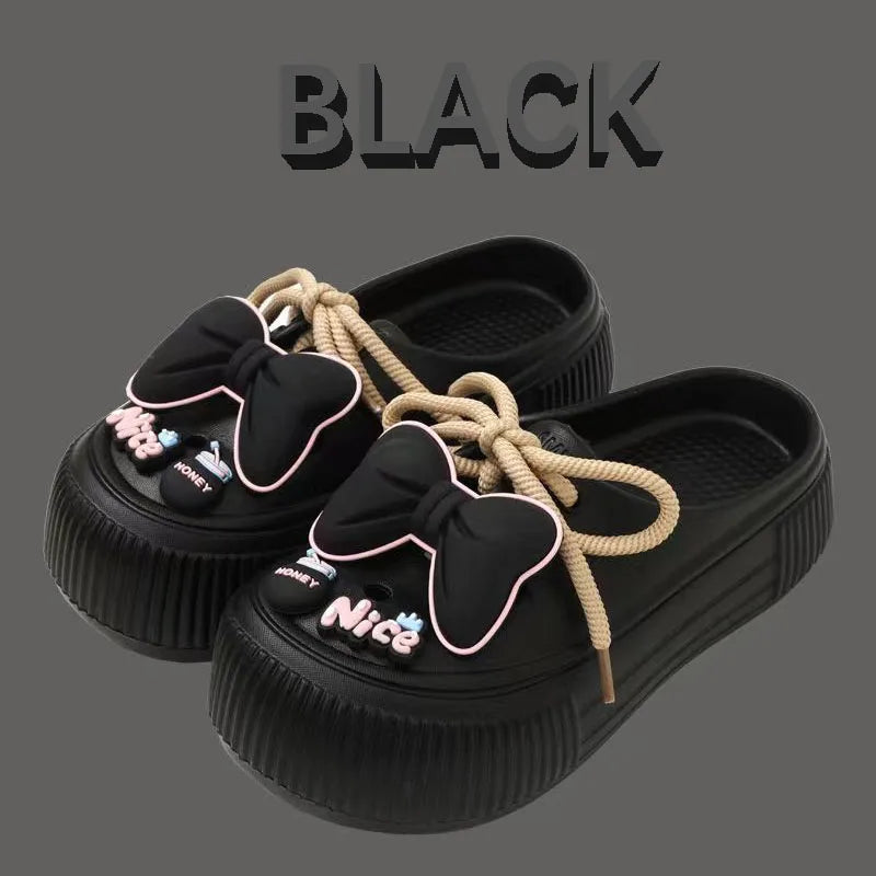 2024 Women's DIY Floral Platform Clogs
